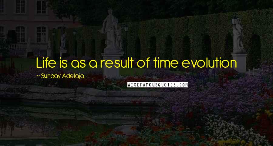 Sunday Adelaja Quotes: Life is as a result of time evolution