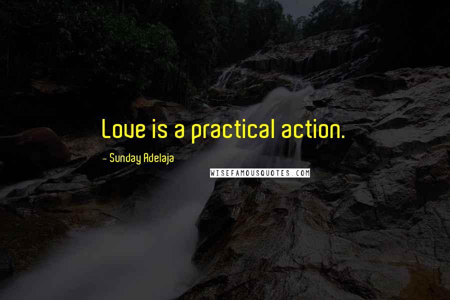 Sunday Adelaja Quotes: Love is a practical action.