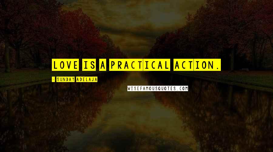 Sunday Adelaja Quotes: Love is a practical action.