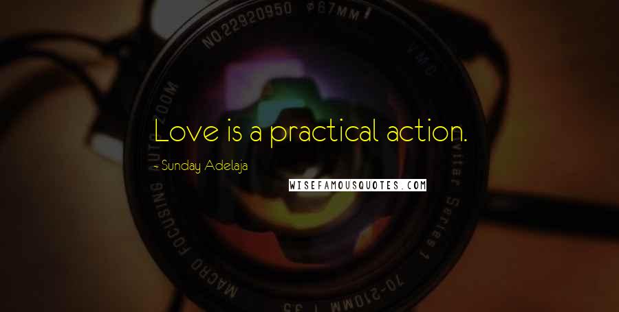Sunday Adelaja Quotes: Love is a practical action.