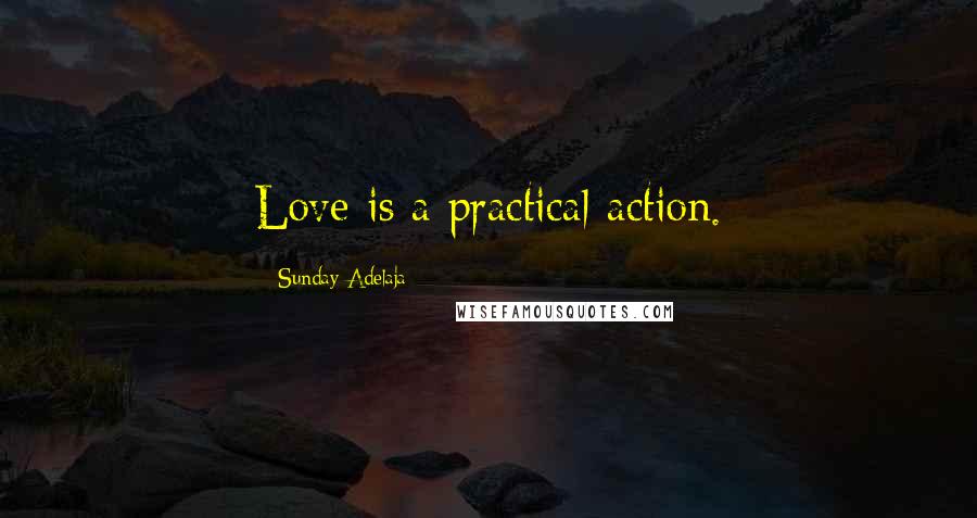 Sunday Adelaja Quotes: Love is a practical action.