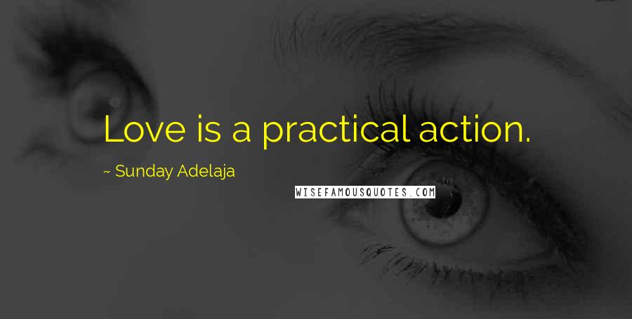 Sunday Adelaja Quotes: Love is a practical action.