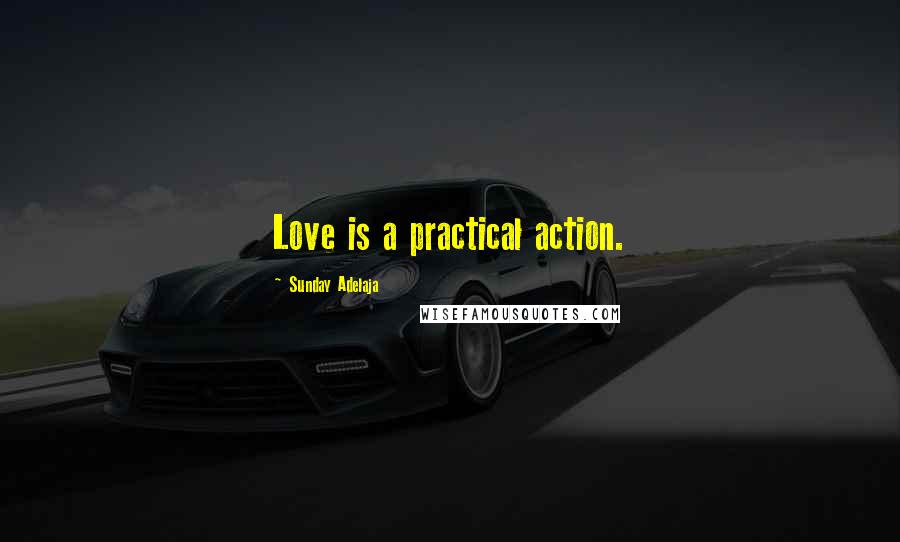 Sunday Adelaja Quotes: Love is a practical action.