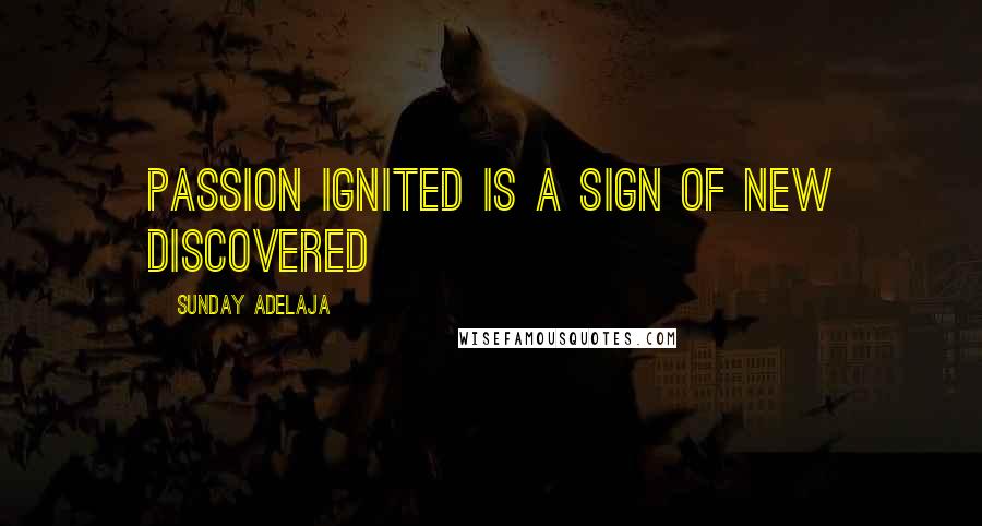 Sunday Adelaja Quotes: Passion Ignited Is A Sign Of New Discovered