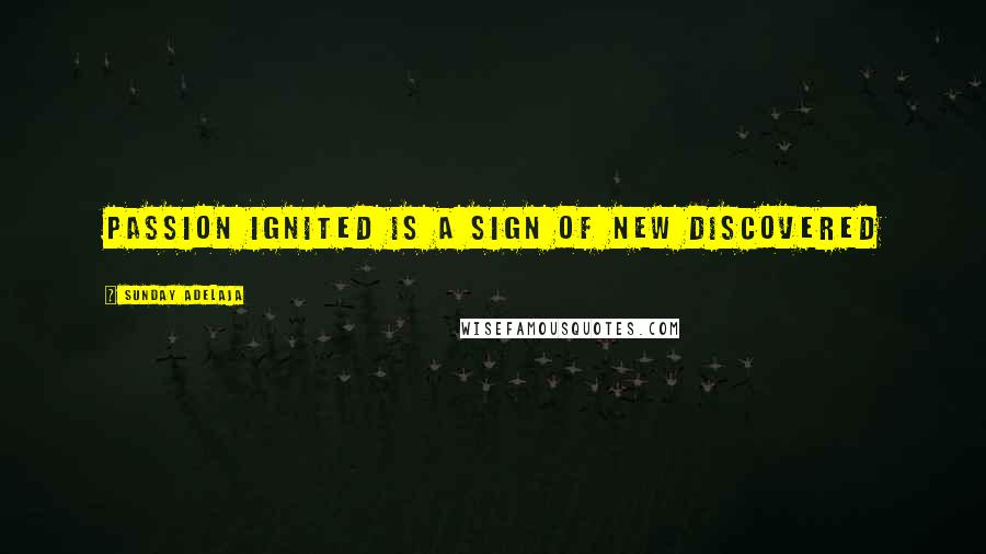Sunday Adelaja Quotes: Passion Ignited Is A Sign Of New Discovered