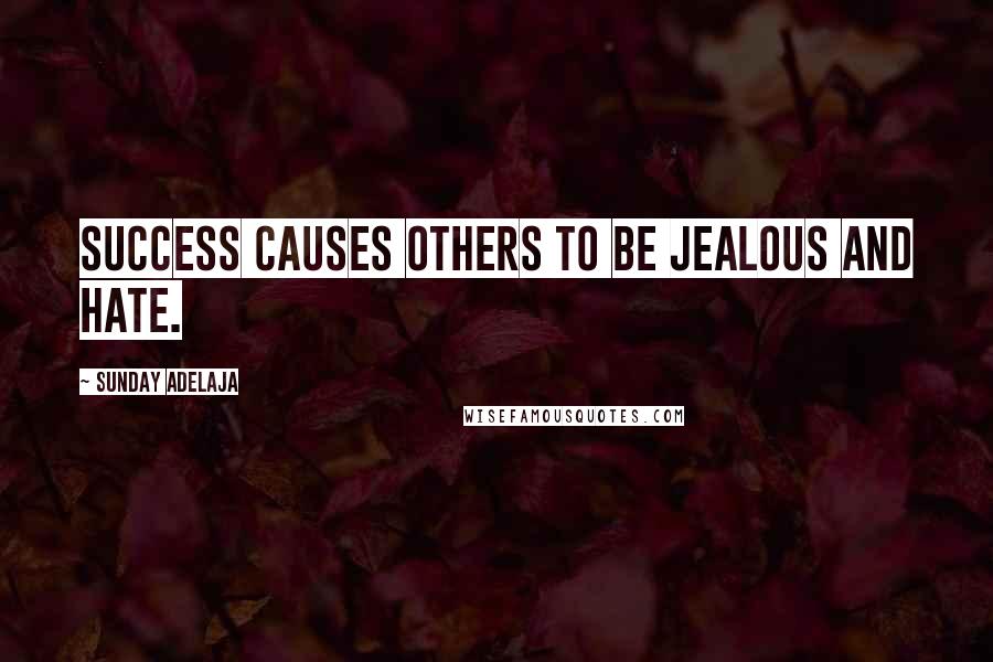 Sunday Adelaja Quotes: Success causes others to be jealous and hate.