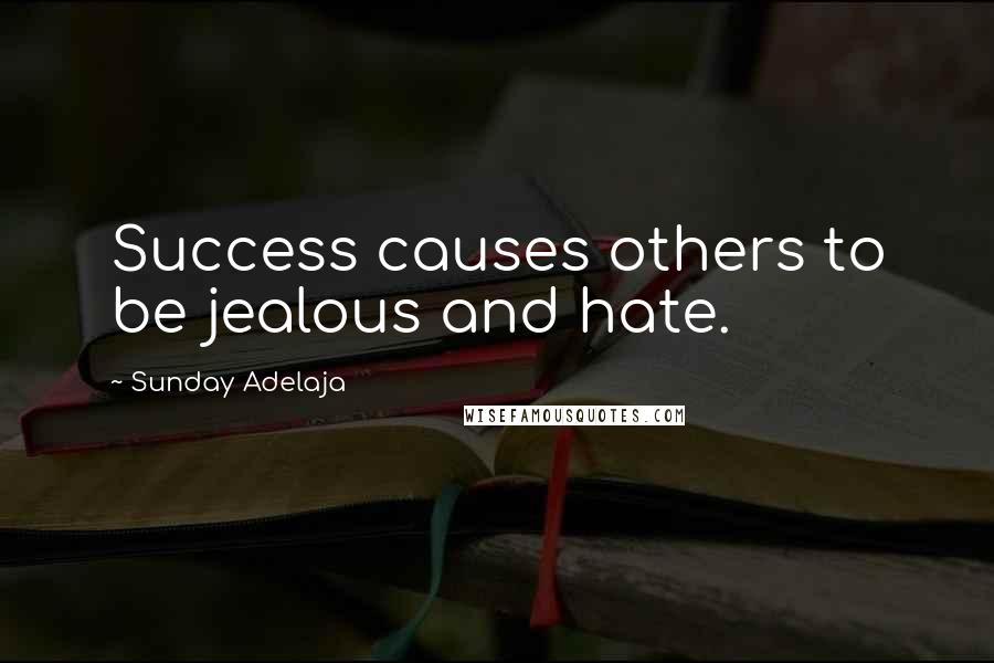 Sunday Adelaja Quotes: Success causes others to be jealous and hate.