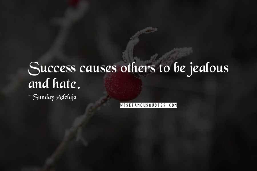 Sunday Adelaja Quotes: Success causes others to be jealous and hate.