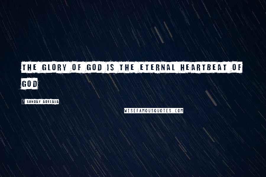 Sunday Adelaja Quotes: The Glory Of God Is The Eternal Heartbeat Of God