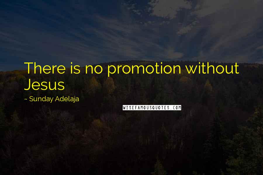 Sunday Adelaja Quotes: There is no promotion without Jesus