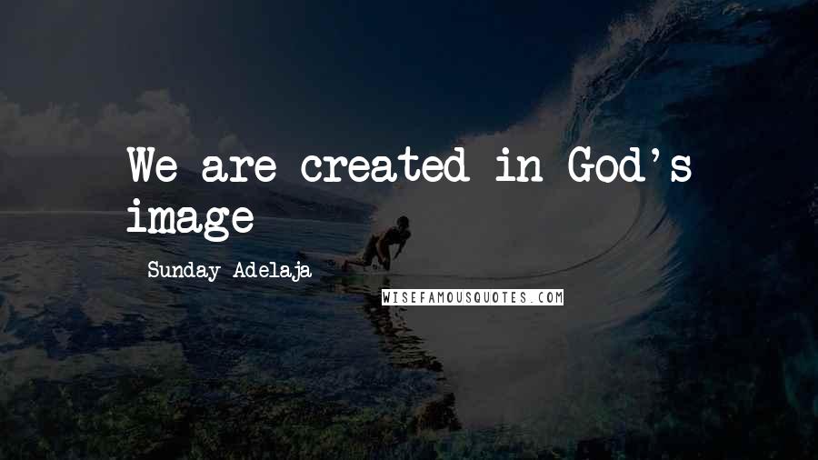 Sunday Adelaja Quotes: We are created in God's image