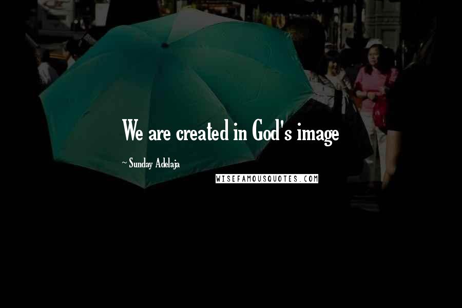 Sunday Adelaja Quotes: We are created in God's image