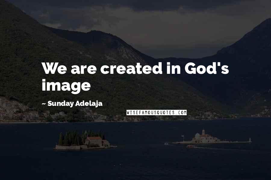 Sunday Adelaja Quotes: We are created in God's image