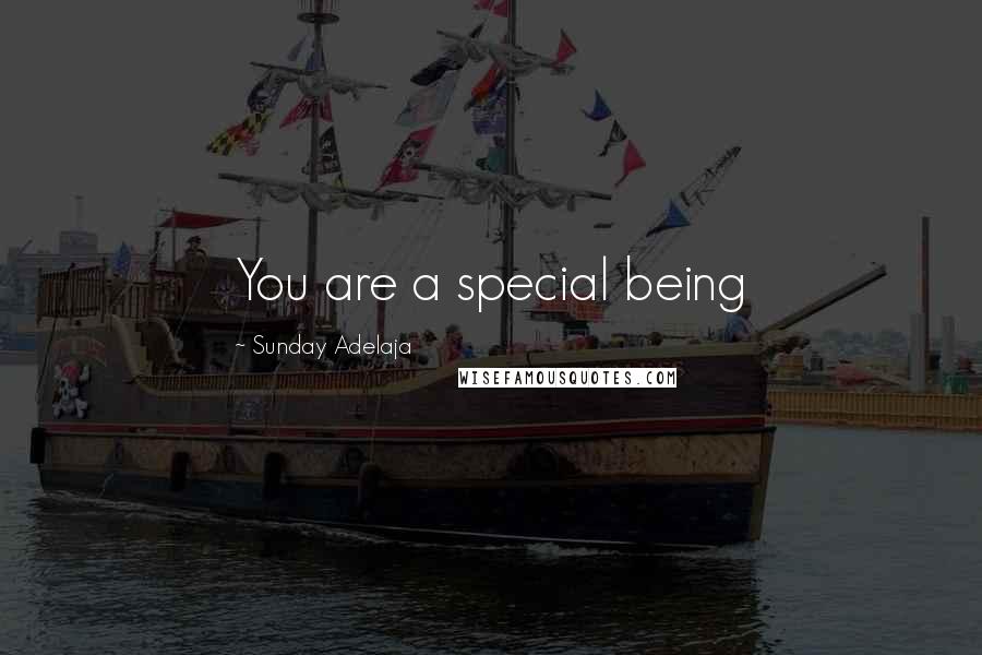 Sunday Adelaja Quotes: You are a special being