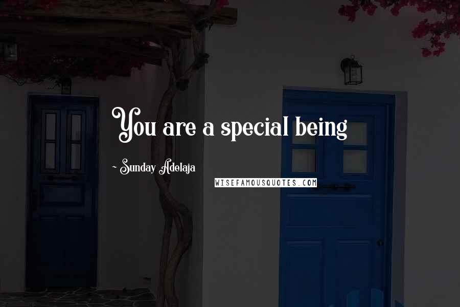 Sunday Adelaja Quotes: You are a special being