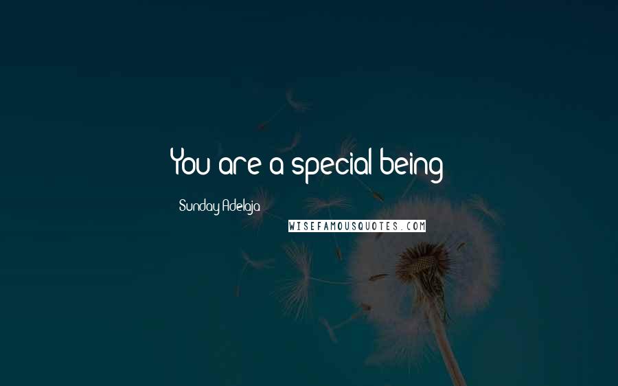 Sunday Adelaja Quotes: You are a special being