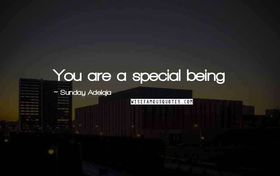 Sunday Adelaja Quotes: You are a special being