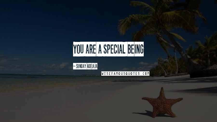 Sunday Adelaja Quotes: You are a special being