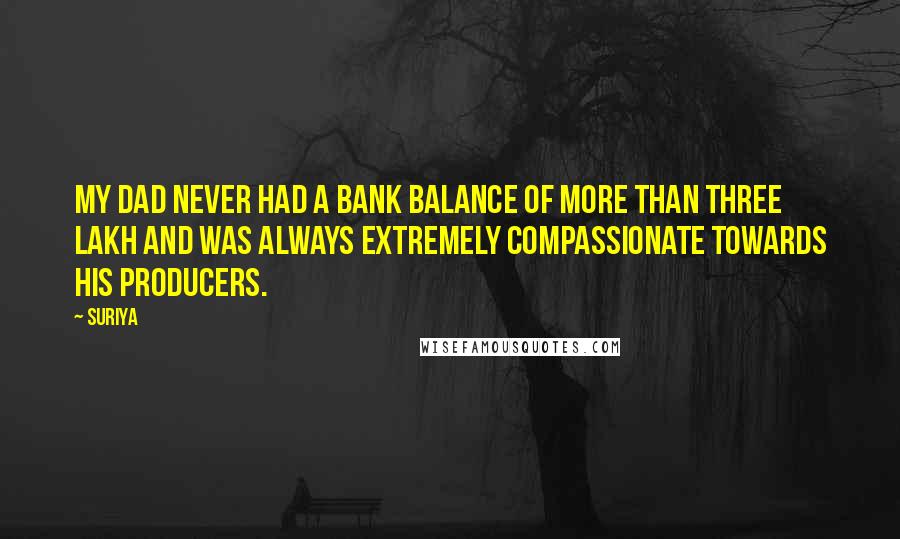 Suriya Quotes: My dad never had a bank balance of more than three lakh and was always extremely compassionate towards his producers.