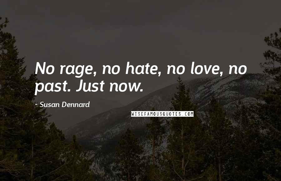 Susan Dennard Quotes: No rage, no hate, no love, no past. Just now.