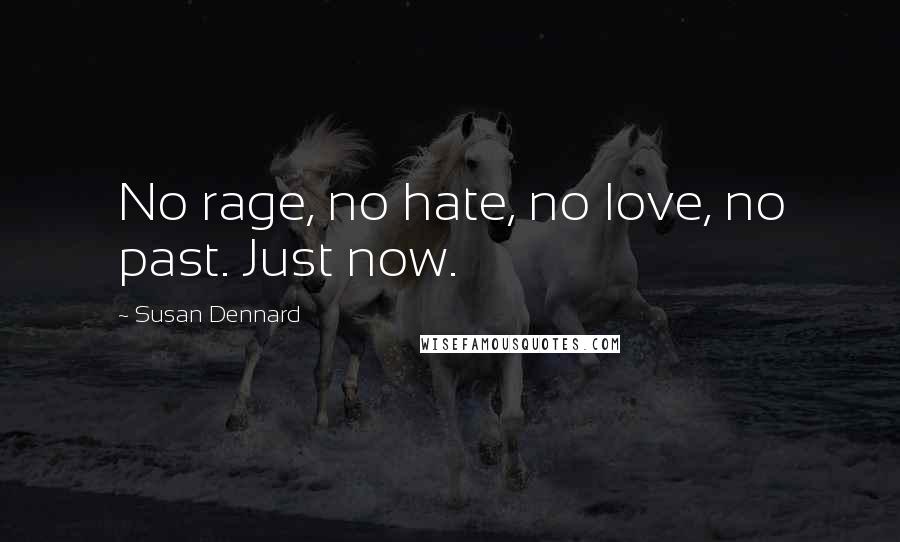 Susan Dennard Quotes: No rage, no hate, no love, no past. Just now.