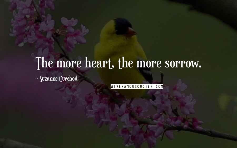 Suzanne Curchod Quotes: The more heart, the more sorrow.