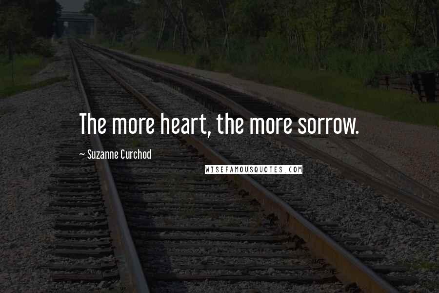 Suzanne Curchod Quotes: The more heart, the more sorrow.