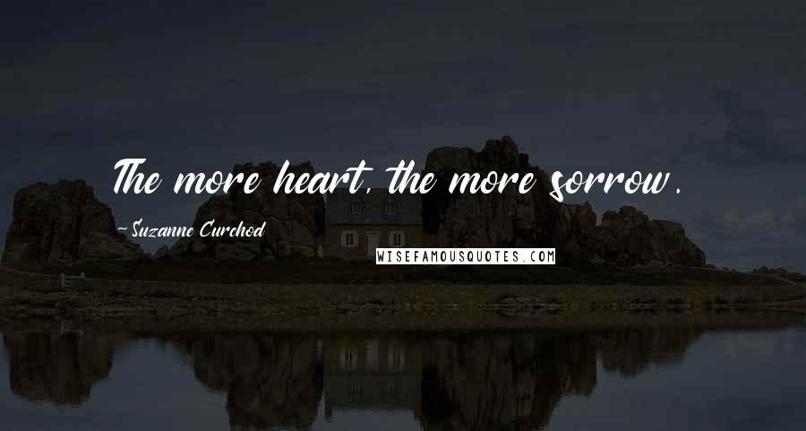 Suzanne Curchod Quotes: The more heart, the more sorrow.