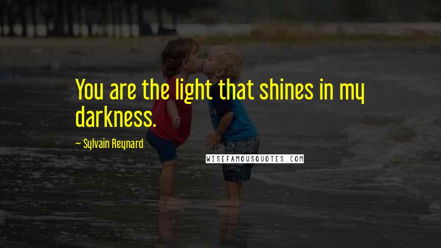 Sylvain Reynard Quotes: You are the light that shines in my darkness.