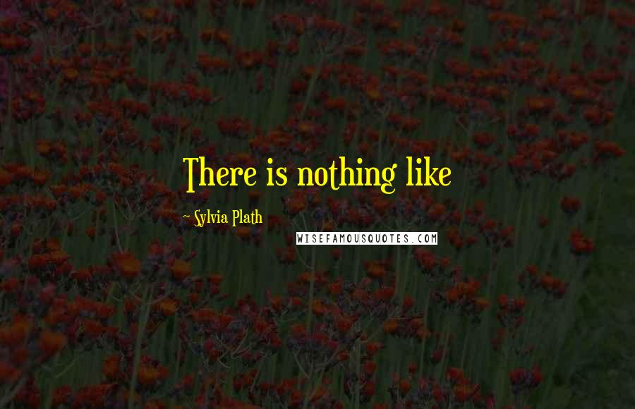 Sylvia Plath Quotes: There is nothing like