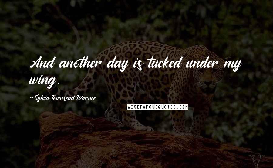 Sylvia Townsend Warner Quotes: And another day is tucked under my wing.