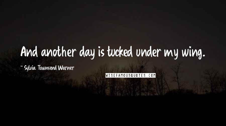 Sylvia Townsend Warner Quotes: And another day is tucked under my wing.