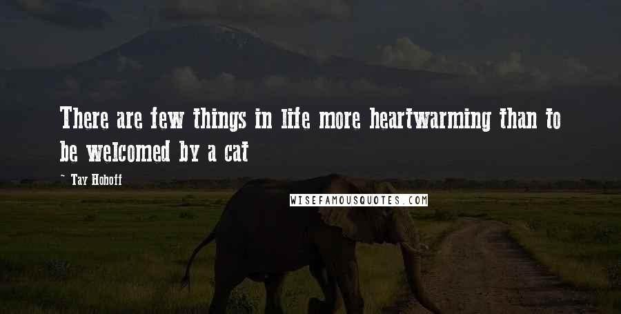 Tay Hohoff Quotes: There are few things in life more heartwarming than to be welcomed by a cat