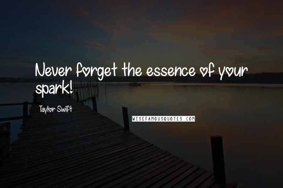 Taylor Swift Quotes: Never forget the essence of your spark!