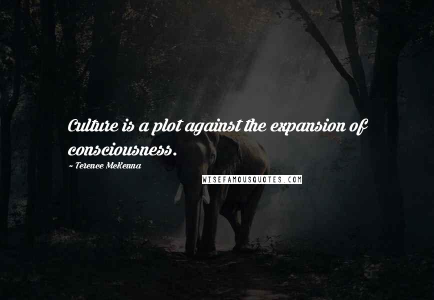 Terence McKenna Quotes: Culture is a plot against the expansion of consciousness.