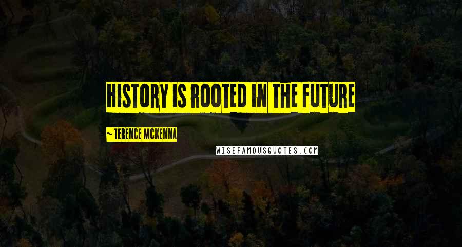 Terence McKenna Quotes: History is rooted in the future