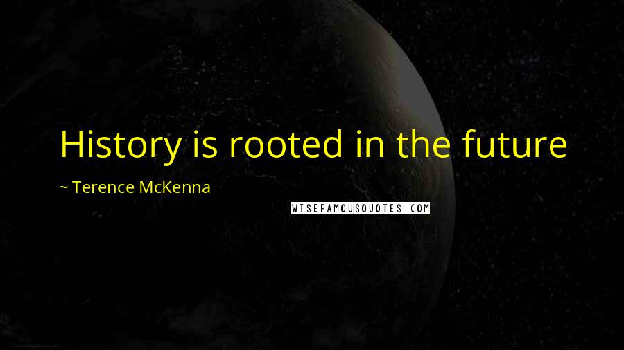 Terence McKenna Quotes: History is rooted in the future