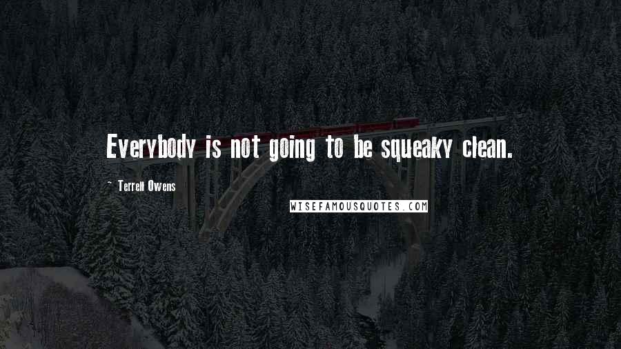 Terrell Owens Quotes: Everybody is not going to be squeaky clean.