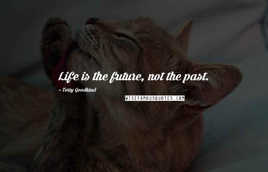 Terry Goodkind Quotes: Life is the future, not the past.