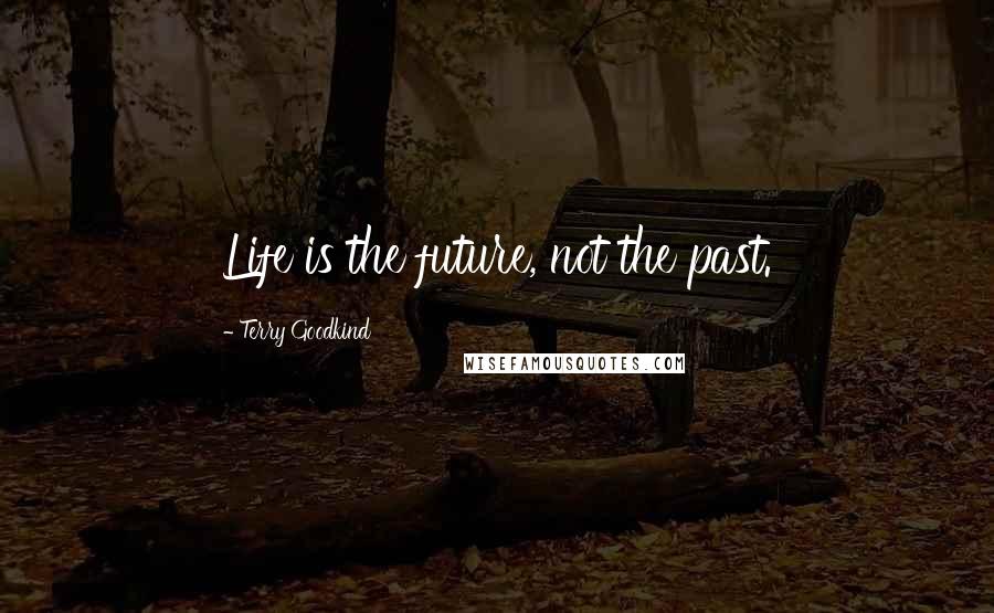 Terry Goodkind Quotes: Life is the future, not the past.