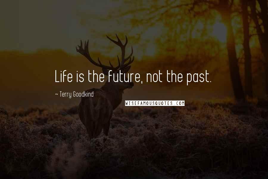 Terry Goodkind Quotes: Life is the future, not the past.