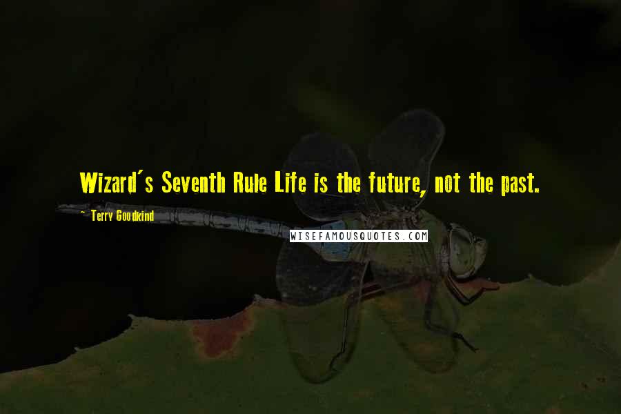 Terry Goodkind Quotes: Wizard's Seventh Rule Life is the future, not the past.