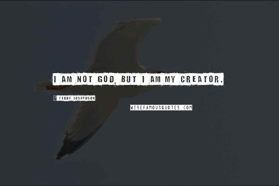 Terry Josephson Quotes: I am not God, but I am my creator.