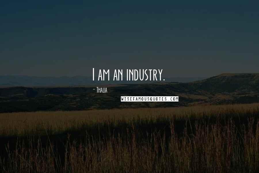 Thalia Quotes: I am an industry.