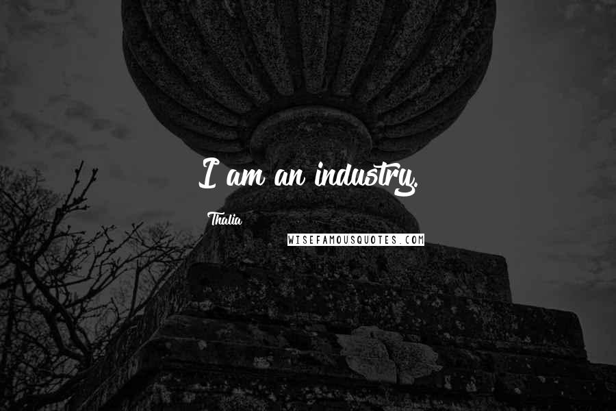 Thalia Quotes: I am an industry.