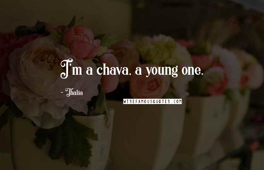 Thalia Quotes: I'm a chava, a young one.