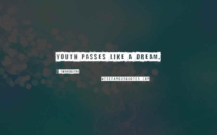 Theocritus Quotes: Youth passes like a dream.