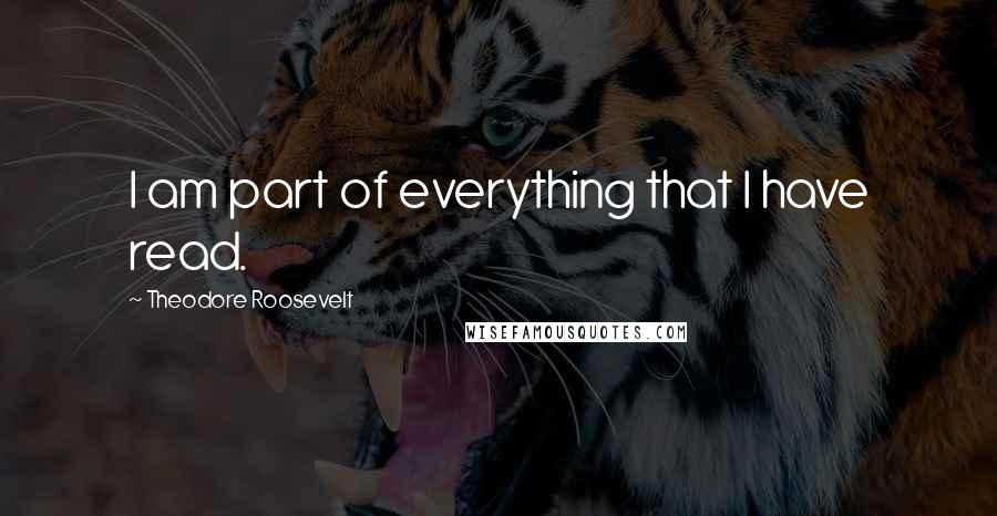 Theodore Roosevelt Quotes: I am part of everything that I have read.