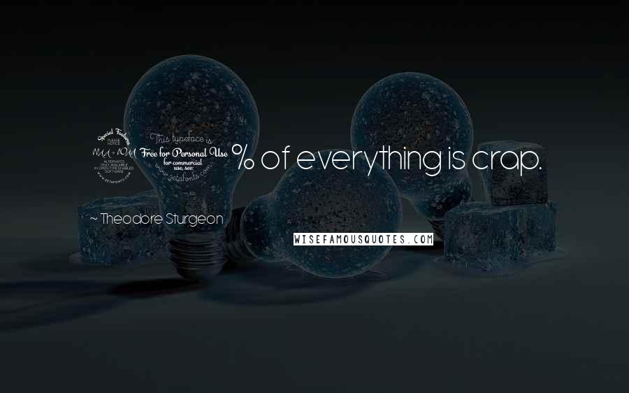 Theodore Sturgeon Quotes: 90% of everything is crap.