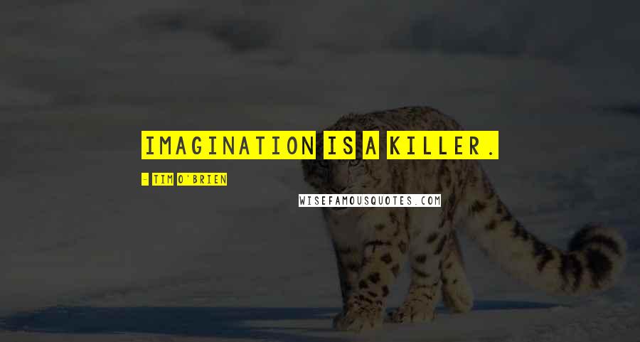 Tim O'Brien Quotes: Imagination is a killer.